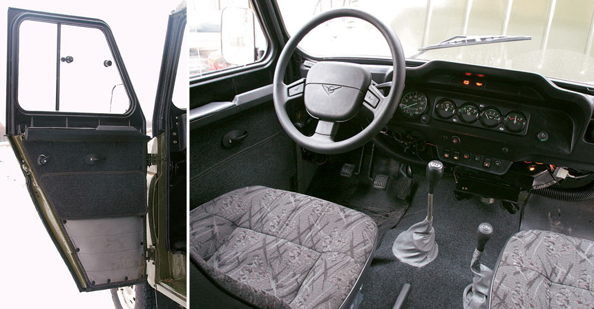 Тюнинг салона УАЗ 469. Кресла, подлокотник, ремни безопастности